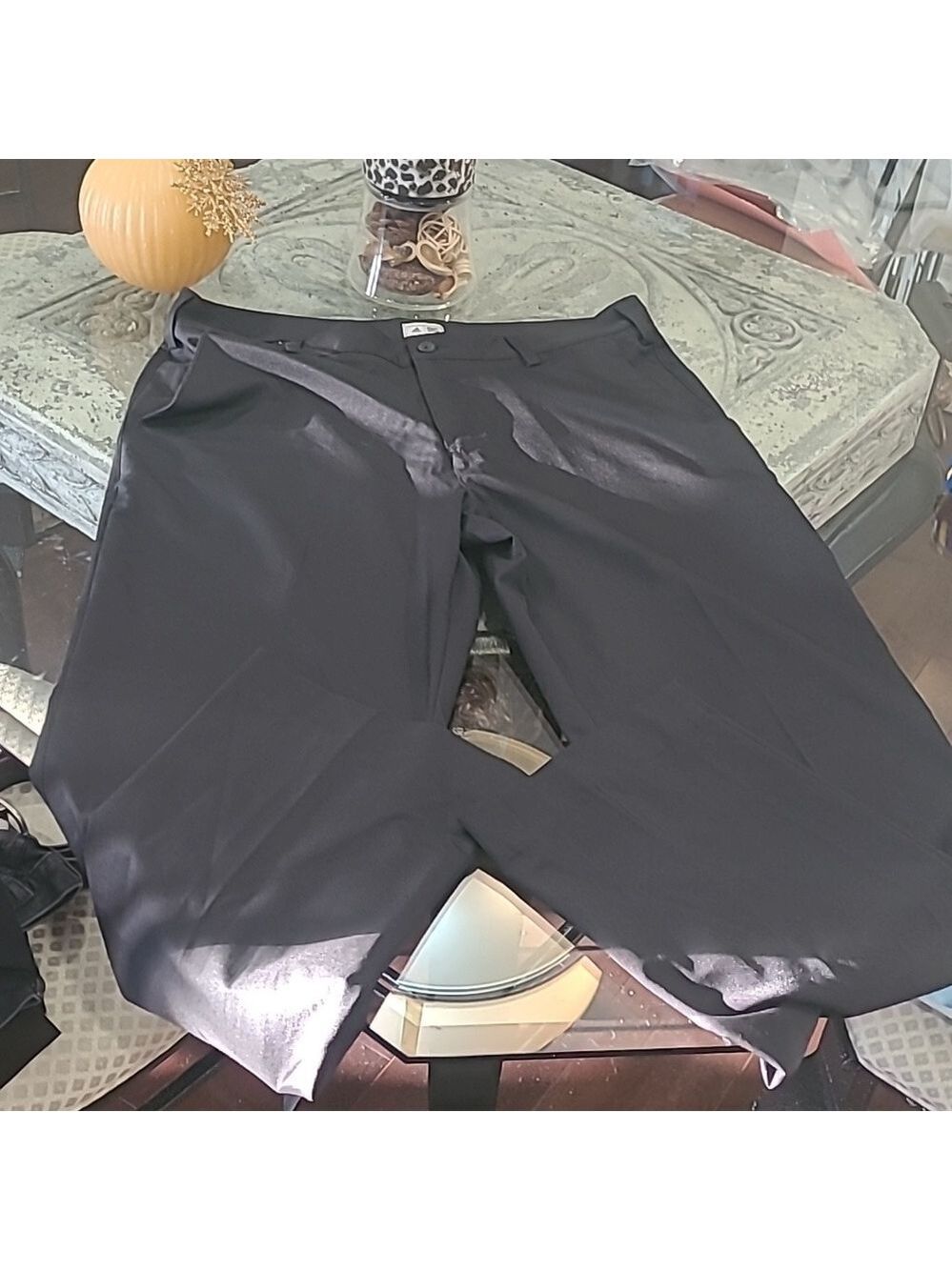 ADIDAS BLACK GOLF PANTS LIKE NEW 34 32